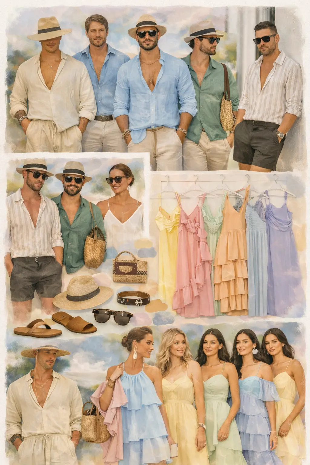 Looks sugeridos para o evento